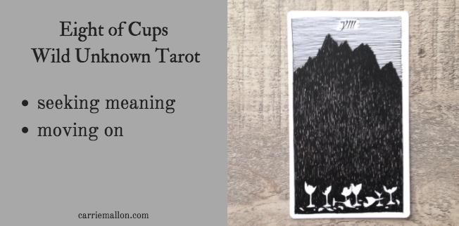 Eight of Cups Tarot Card Meaning - The Simple Tarot