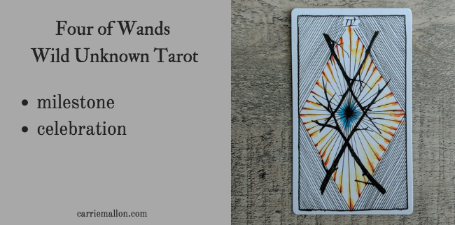 Four of Wands :: Wild Unknown Tarot