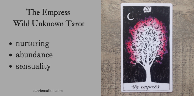 The Empress: The Wild Unknown Tarot Card Meanings ~ Drops of Wellbeing