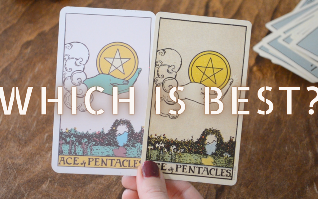 Comparing my fave versions of the Waite-Smith tarot